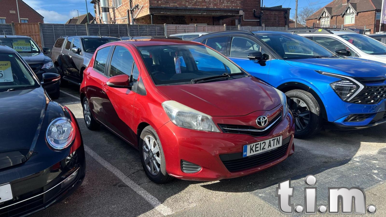 TOYOTA YARIS 1.33 VVT I TR 5DR MULTIDRIVE S 2012 12 TOYOTA YARIS 1.33...